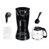 The cross-border SOKANY123A mini coffee machine is a small household automatic drip coffee maker for making coffee and tea Specification image